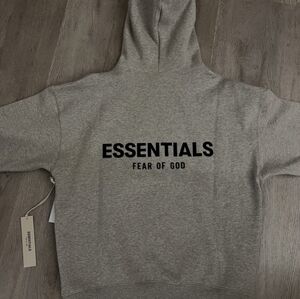 Fear of God Essentials Hoodie Dark Oatmeal